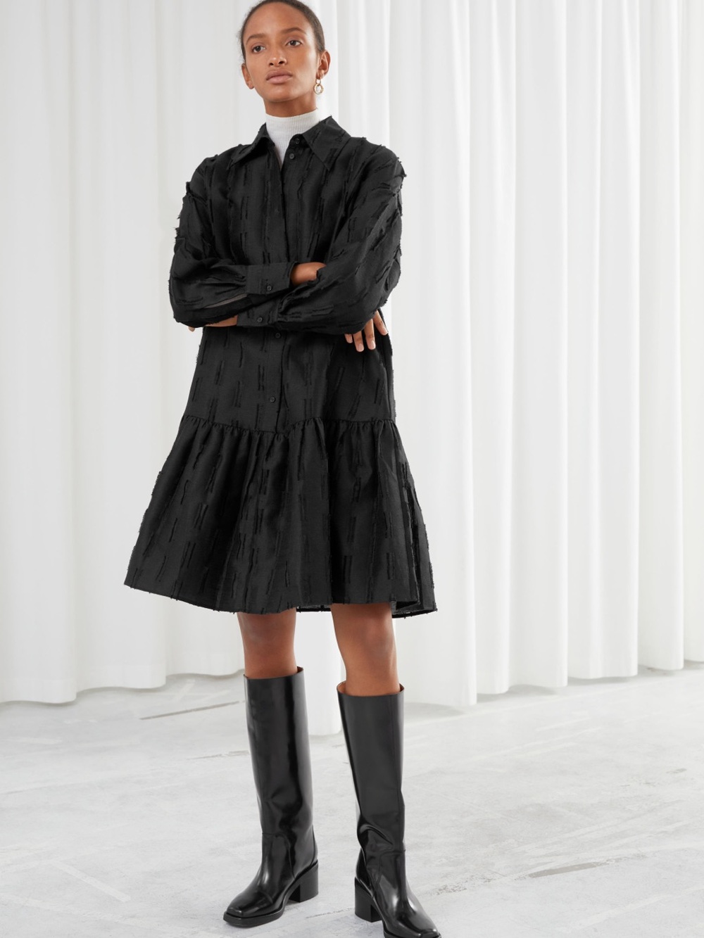 & Other Stories knee length dress.